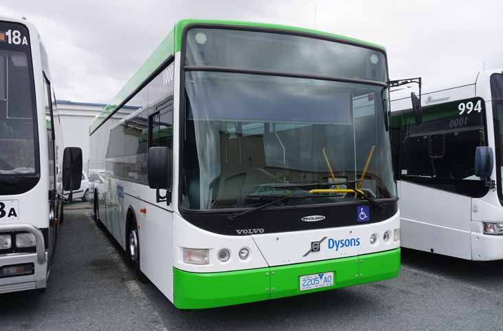 Dysons Volvo B7RLE Volgren CR228L 1000